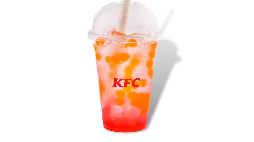 Grapefruit and Mango Bubble Lemonade