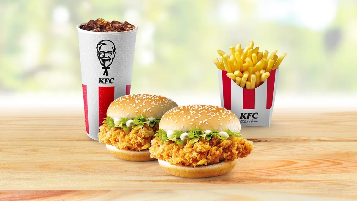 Double Burger Menu