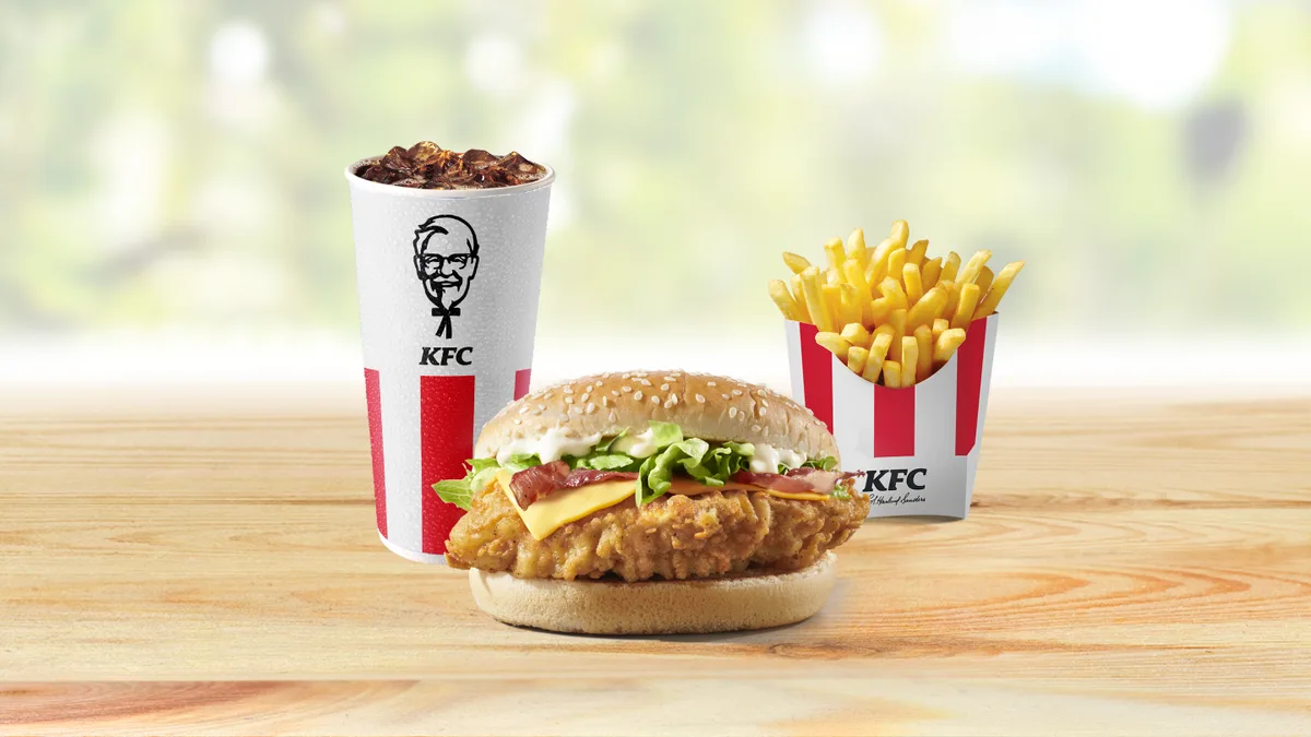 Fillet Bacon Burger Menu