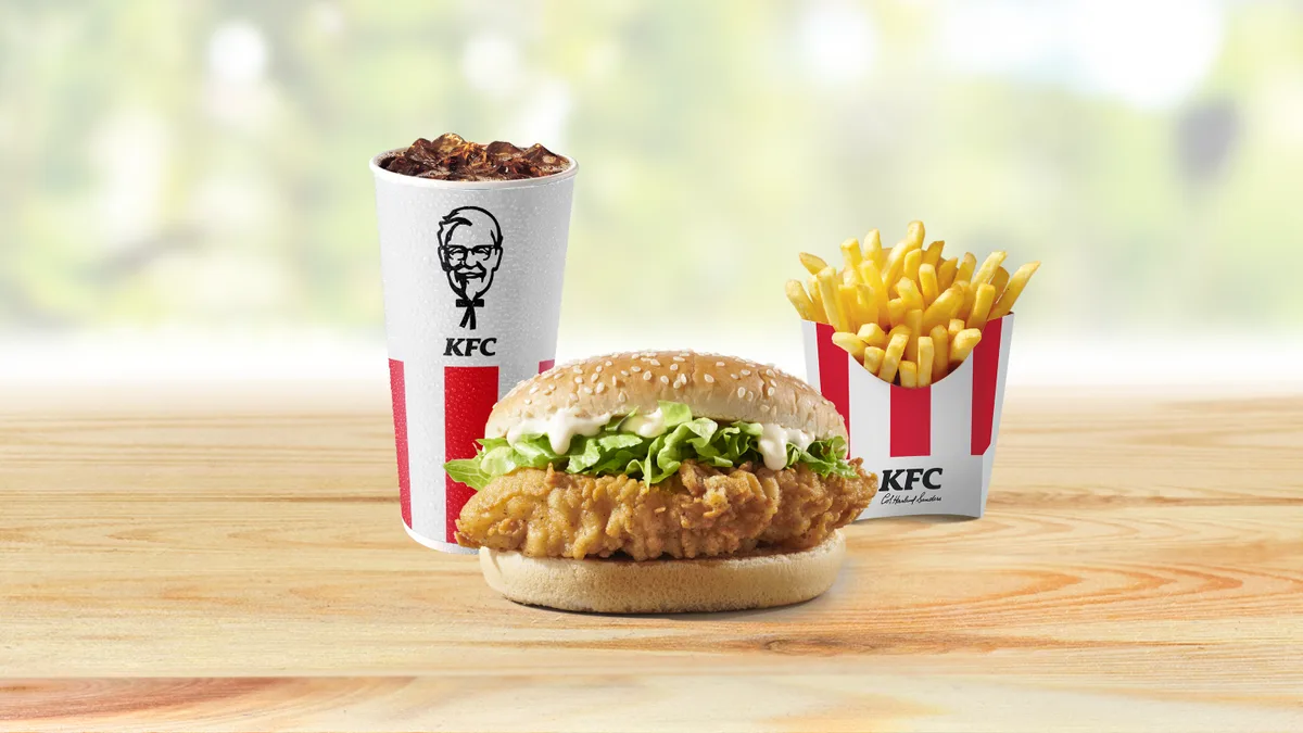 Fillet Burger Menu