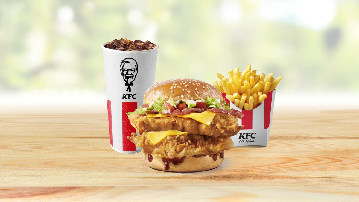 Fillet Grander Burger Menu