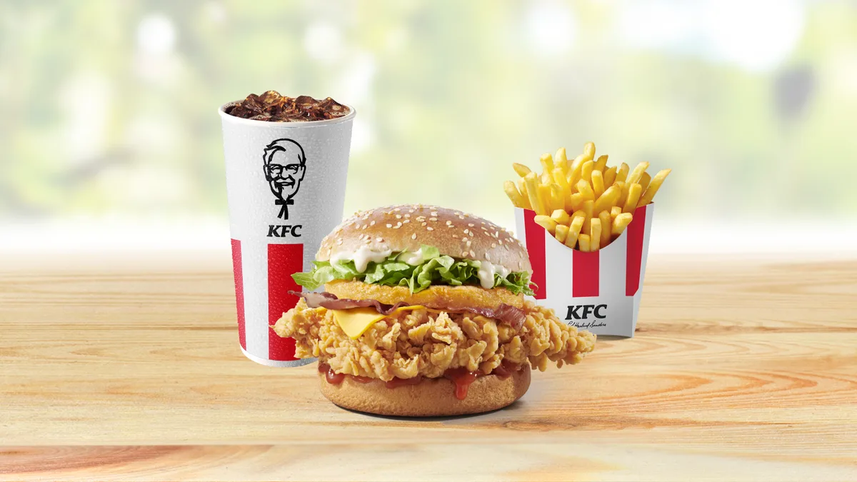 Zinger Bacon Tower Burger Menu