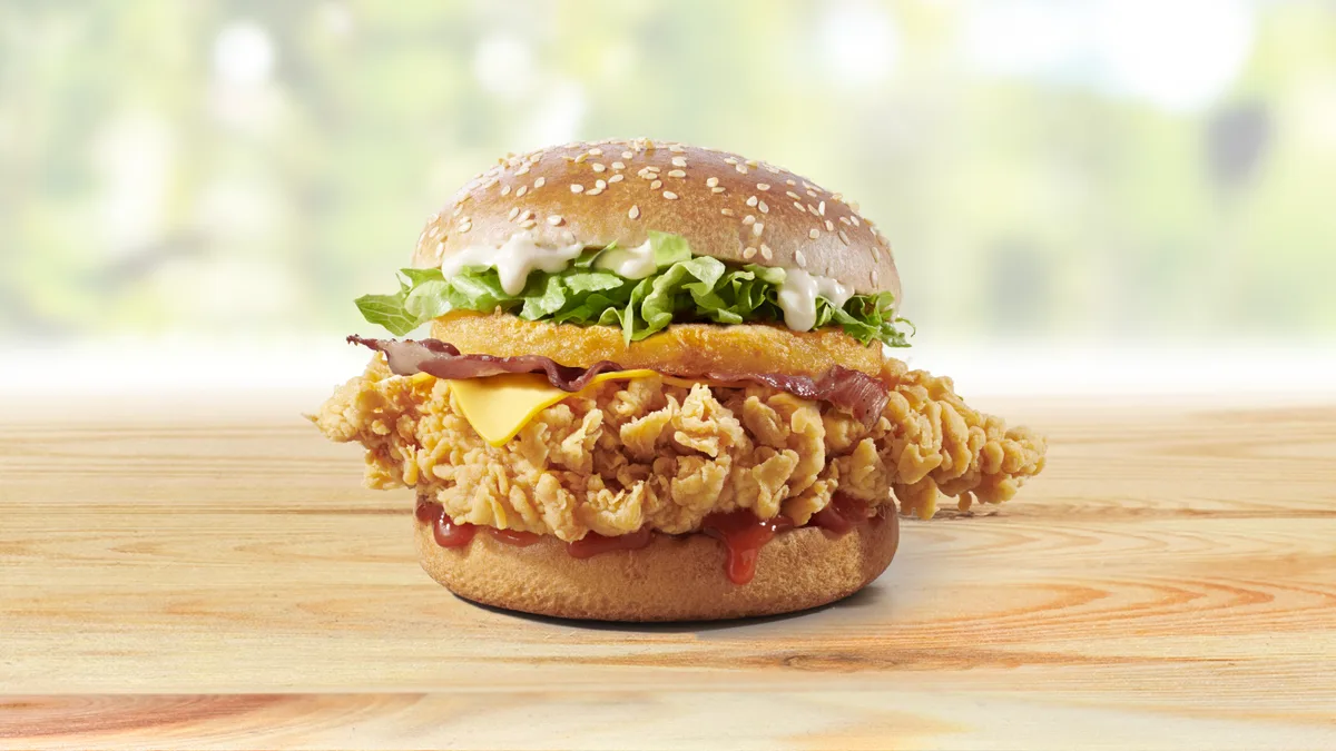 Zinger Bacon Tower Burger