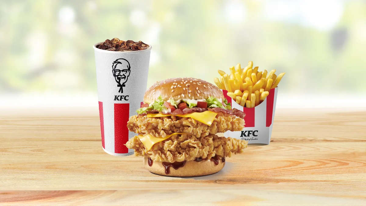 Zinger Grander Burger Menu