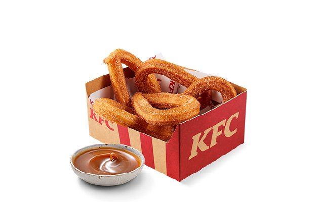 5 db Churros Eper Öntettel