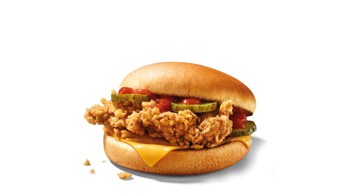 Cripsy cheese burger