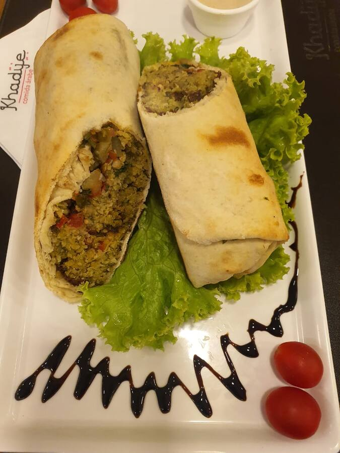 Sanduiche de Falafel