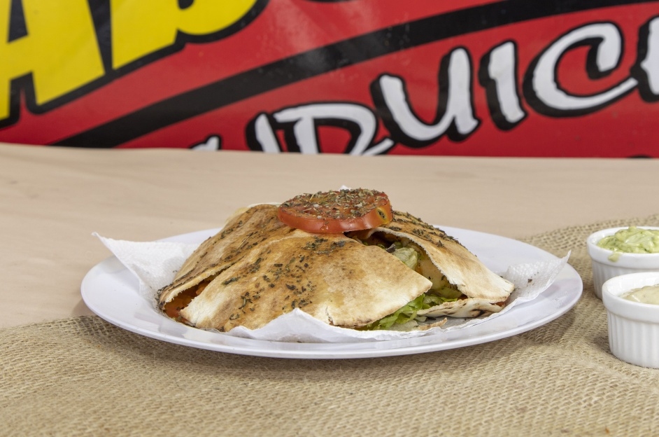 Pão Sirio de Filé de Frango