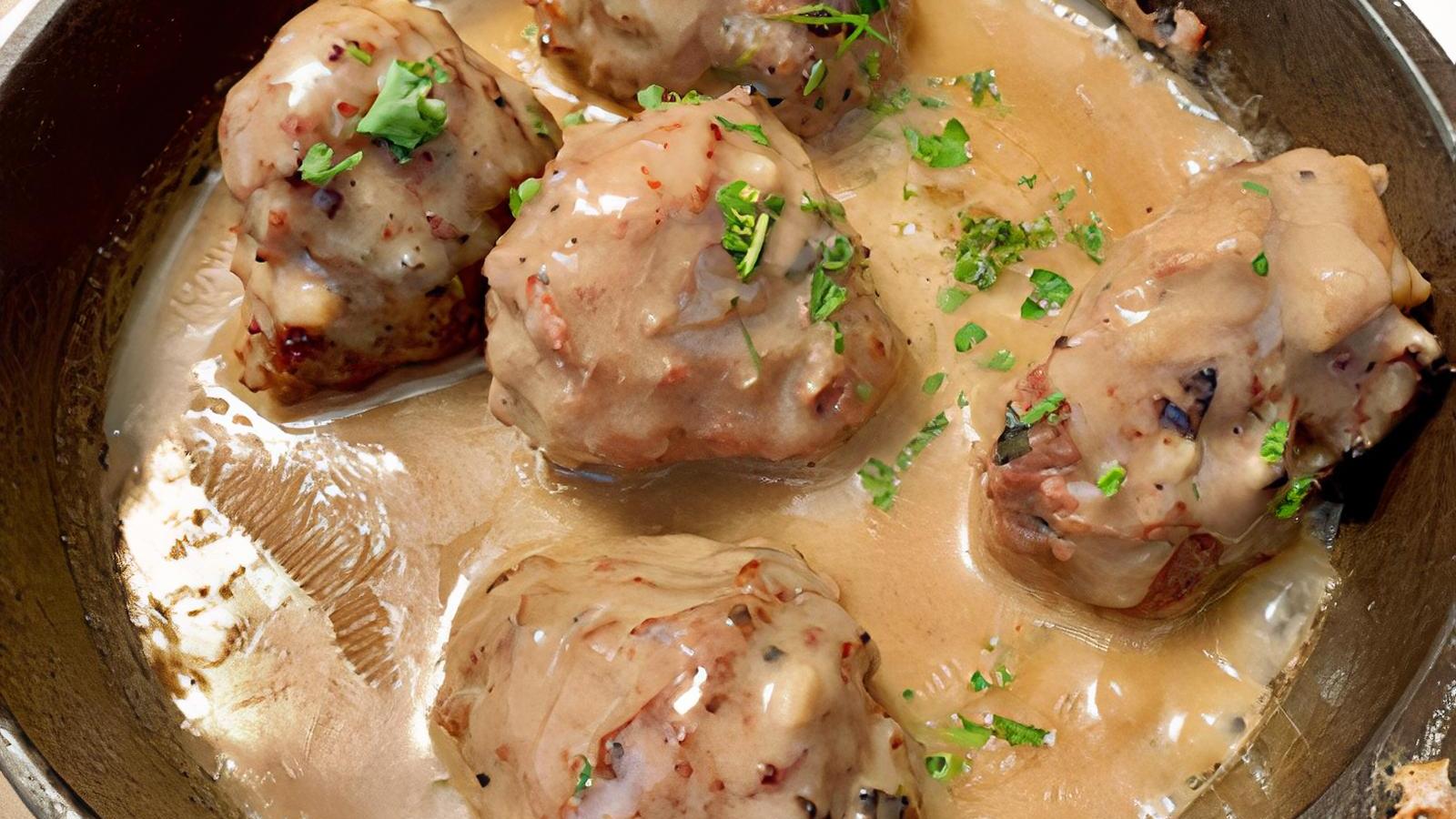 Meatballs au Poivre