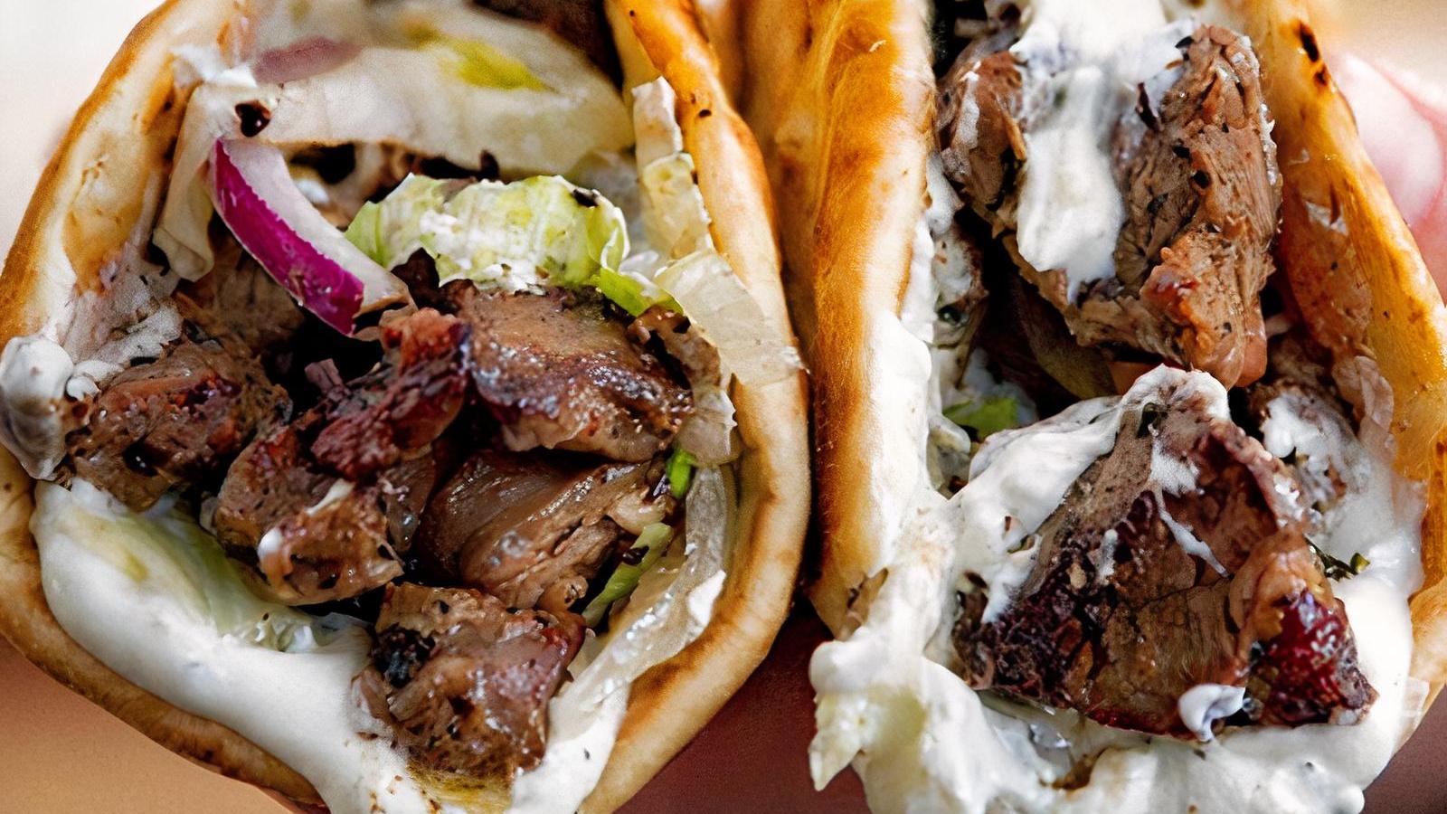 Rotisserie Lamb Gyro.