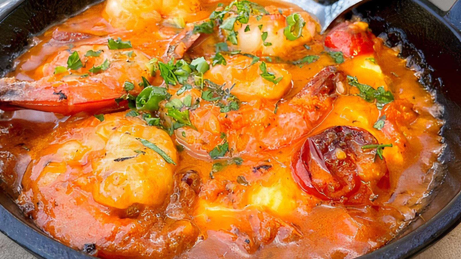 Sautéed Shrimp and Polenta
