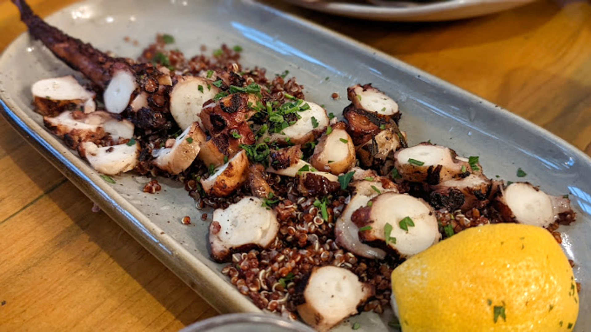 Wood Fired Grilled Octopus