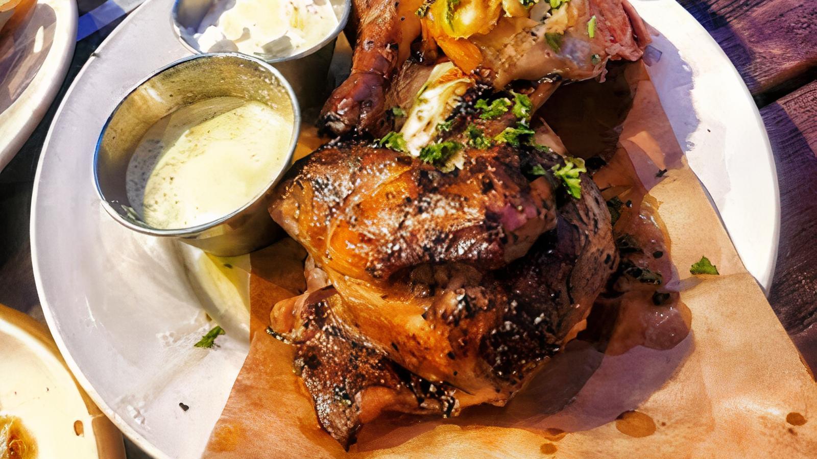 Wood Fired Rotisserie Chicken