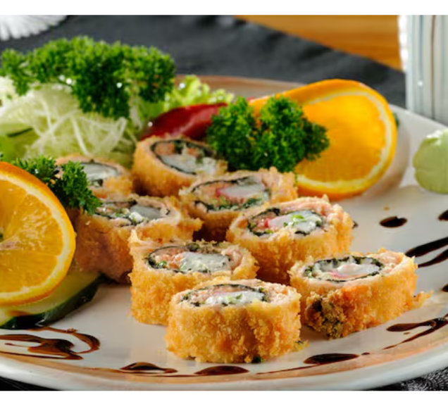 Mini Hot Roll com Shimeki - 8 Unidades