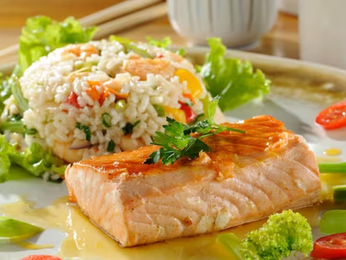 Salmão ao Molho de Maracujá