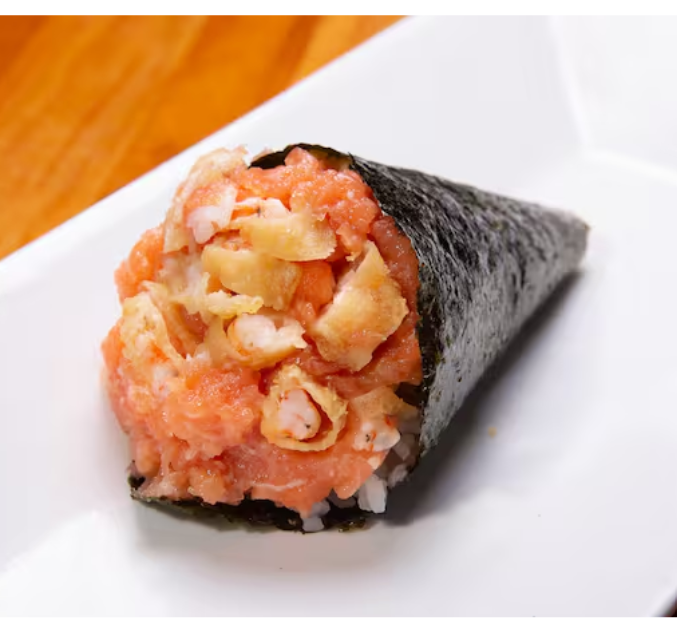 Temaki Salmão com Ebiten - 120g