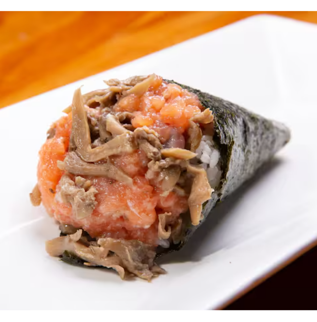 Temaki Salmão com Shimeji - 120g