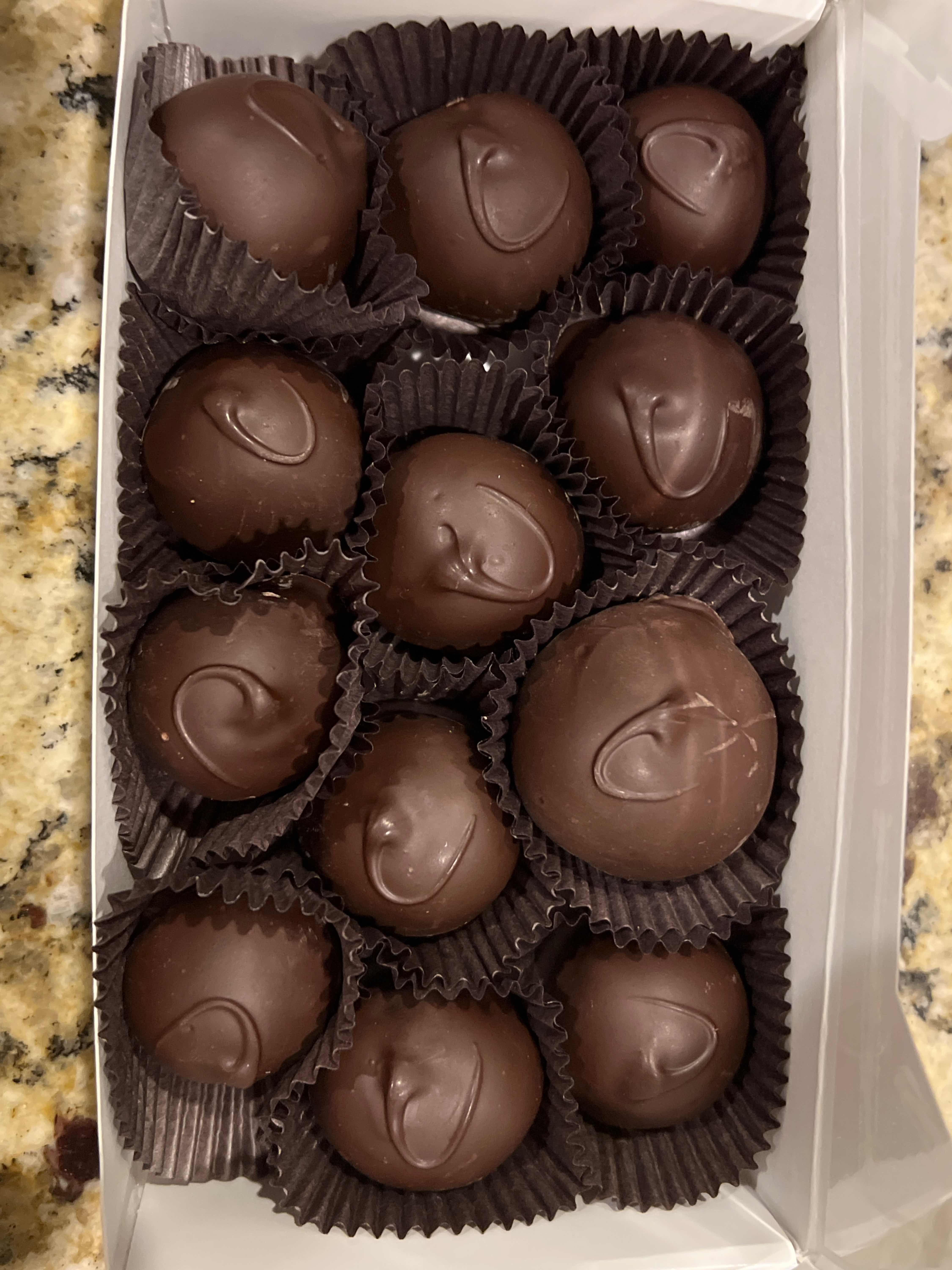 Dark Chocolate Cherry Cordials 8 Oz