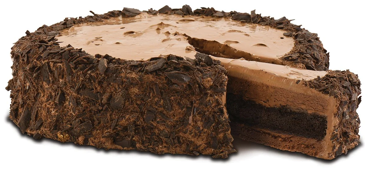 Five Chocolate 10" Gourmet Cake and Ice Cream