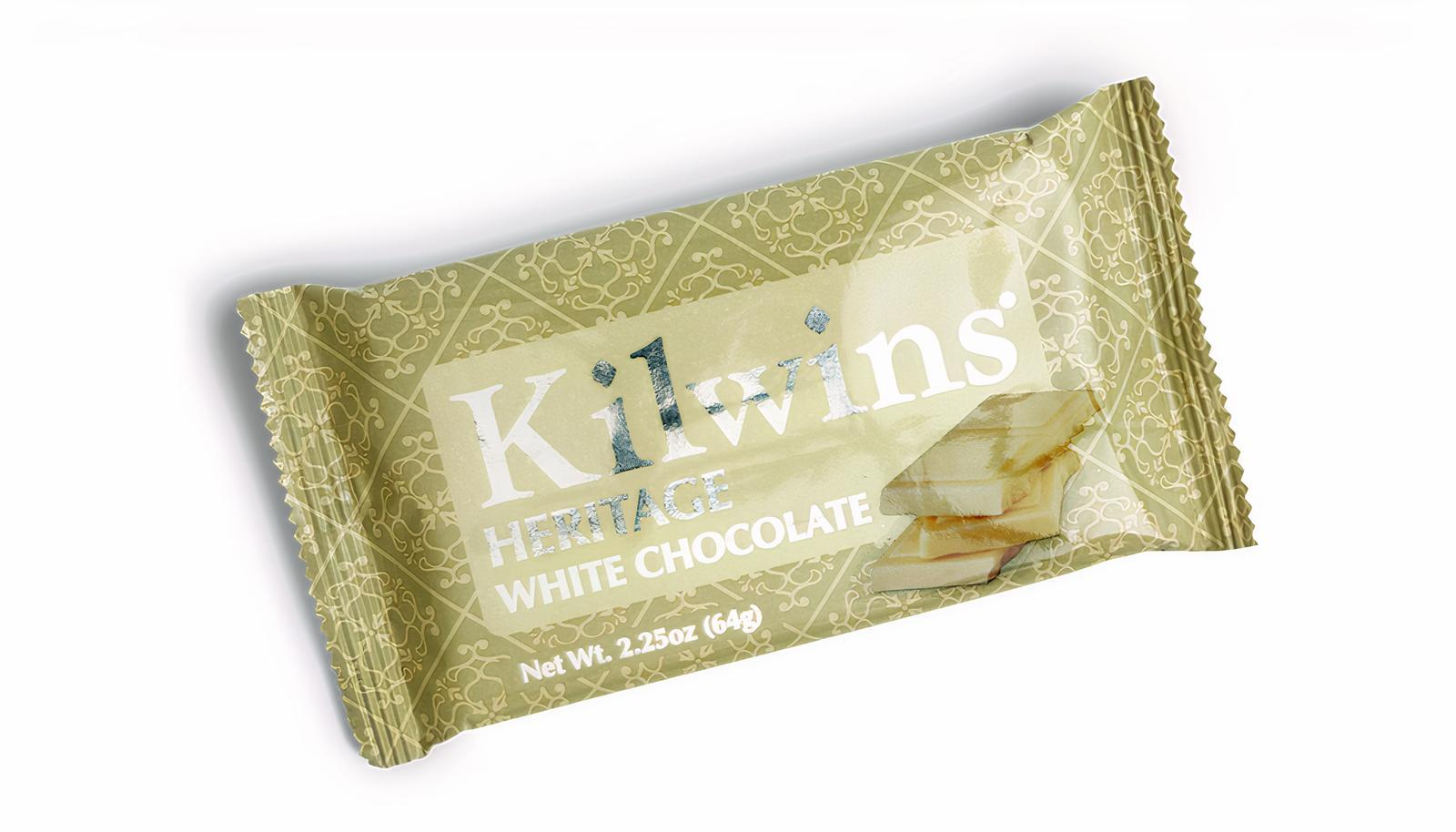 Kilwins "Heritage" White Chocolate Bar 2.25 Oz