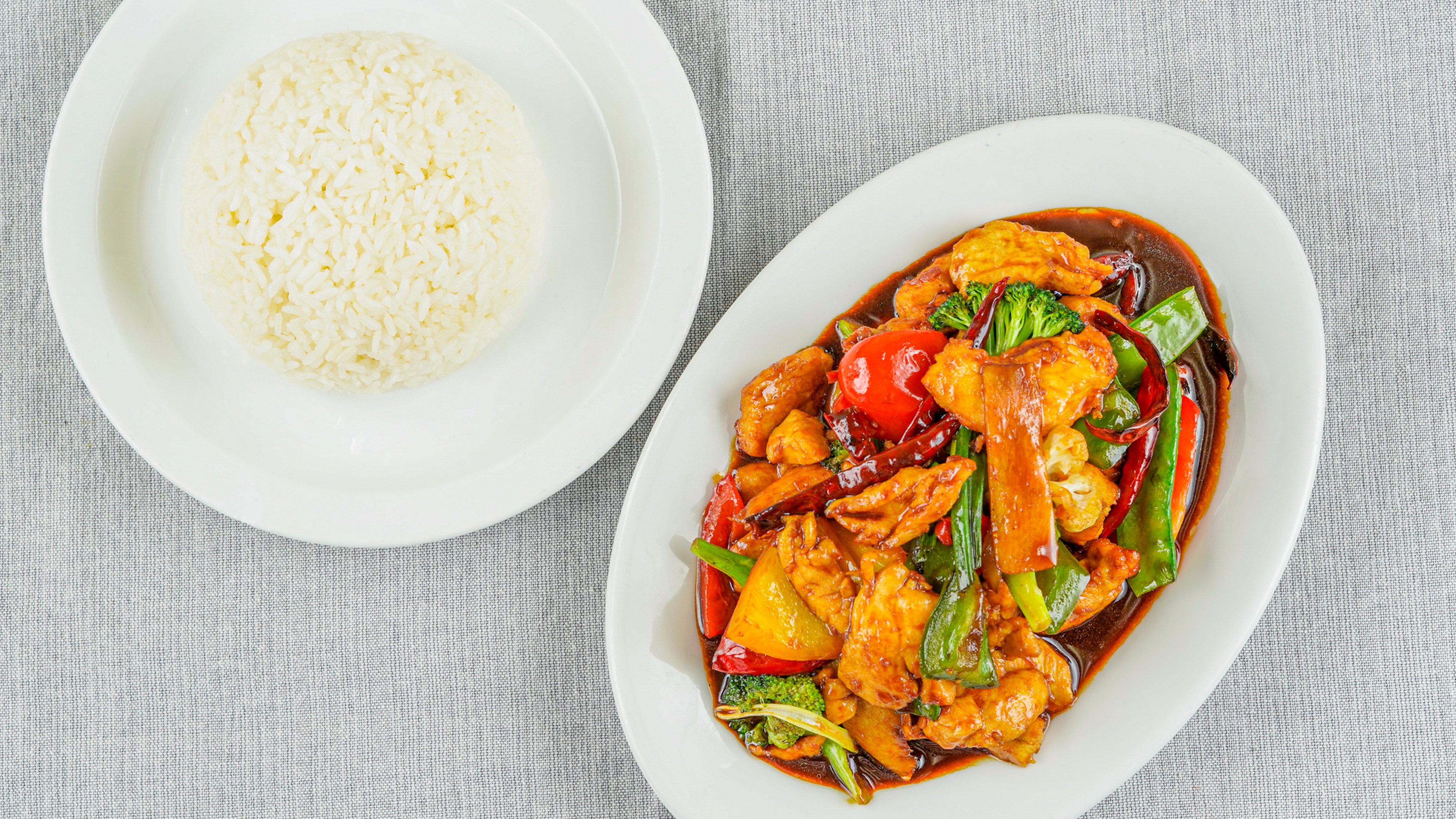 Kung Poa (chicken/Pork/Seafood andTaufu)