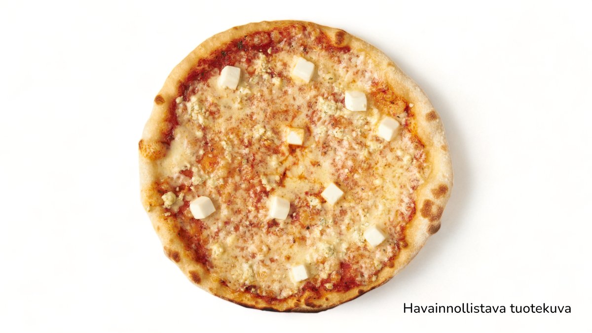 1. Juusto perhepizza