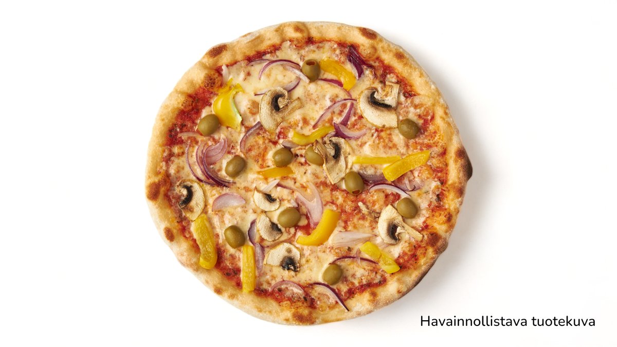 14. Vege pannupizza