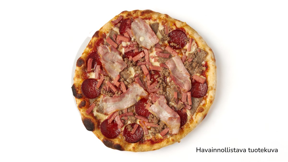 28. Miesten vege perhepizza