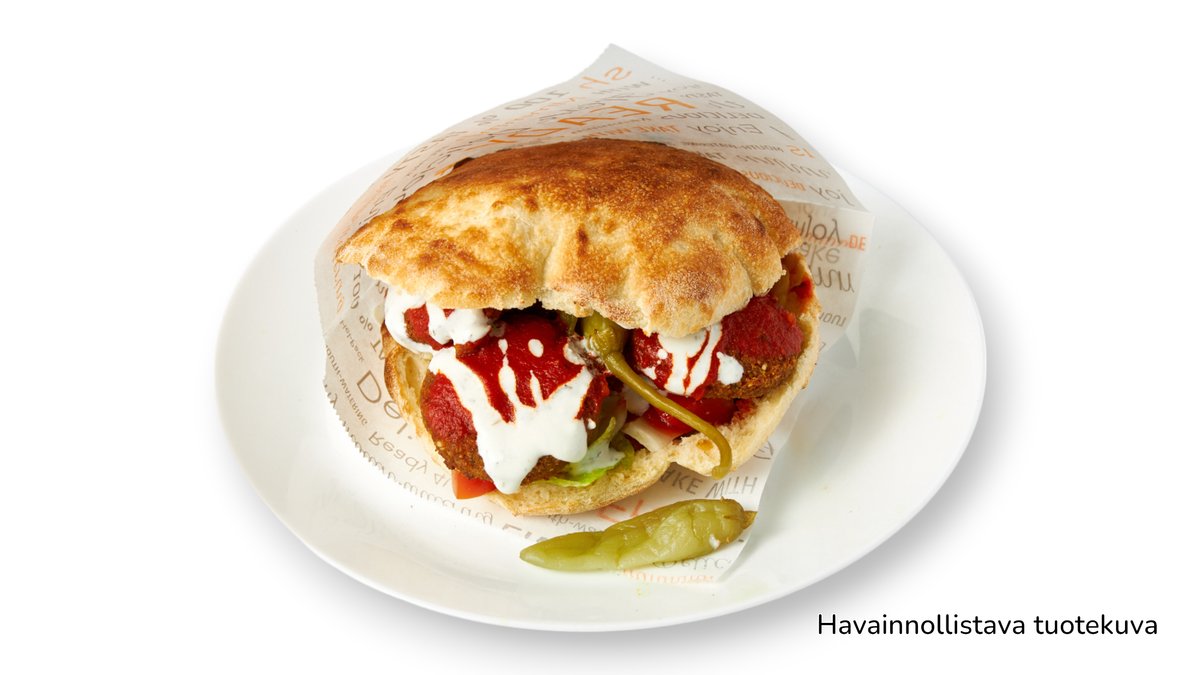 F1. Pita falafel