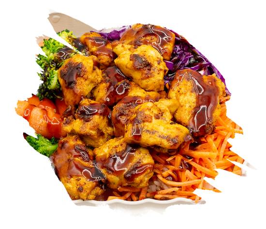 Teriyaki Chicken Kebob Strip Bowl