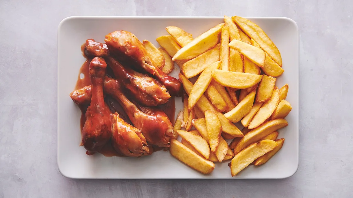Hot kyllingelår menu