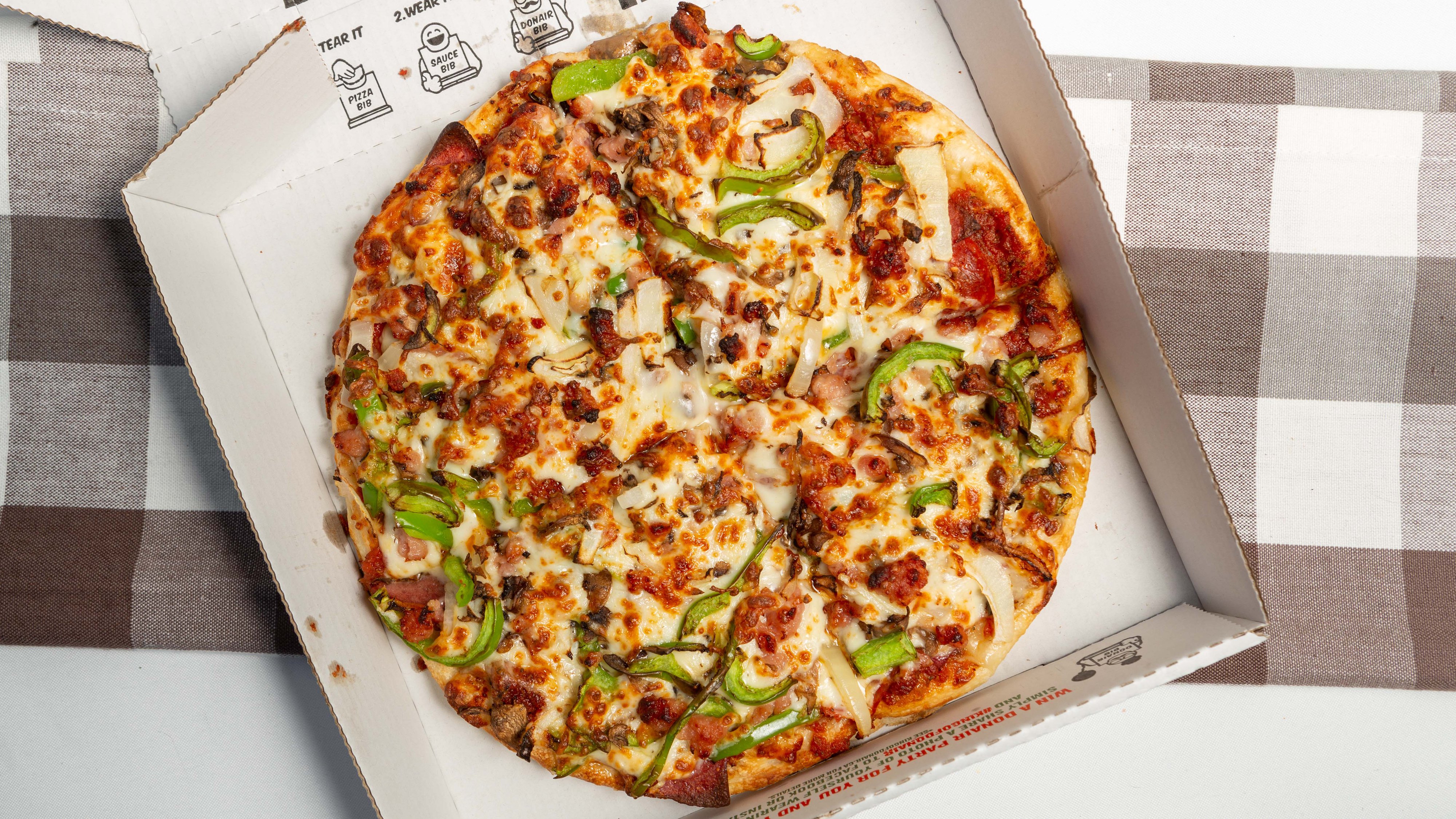 9" Works Pizza