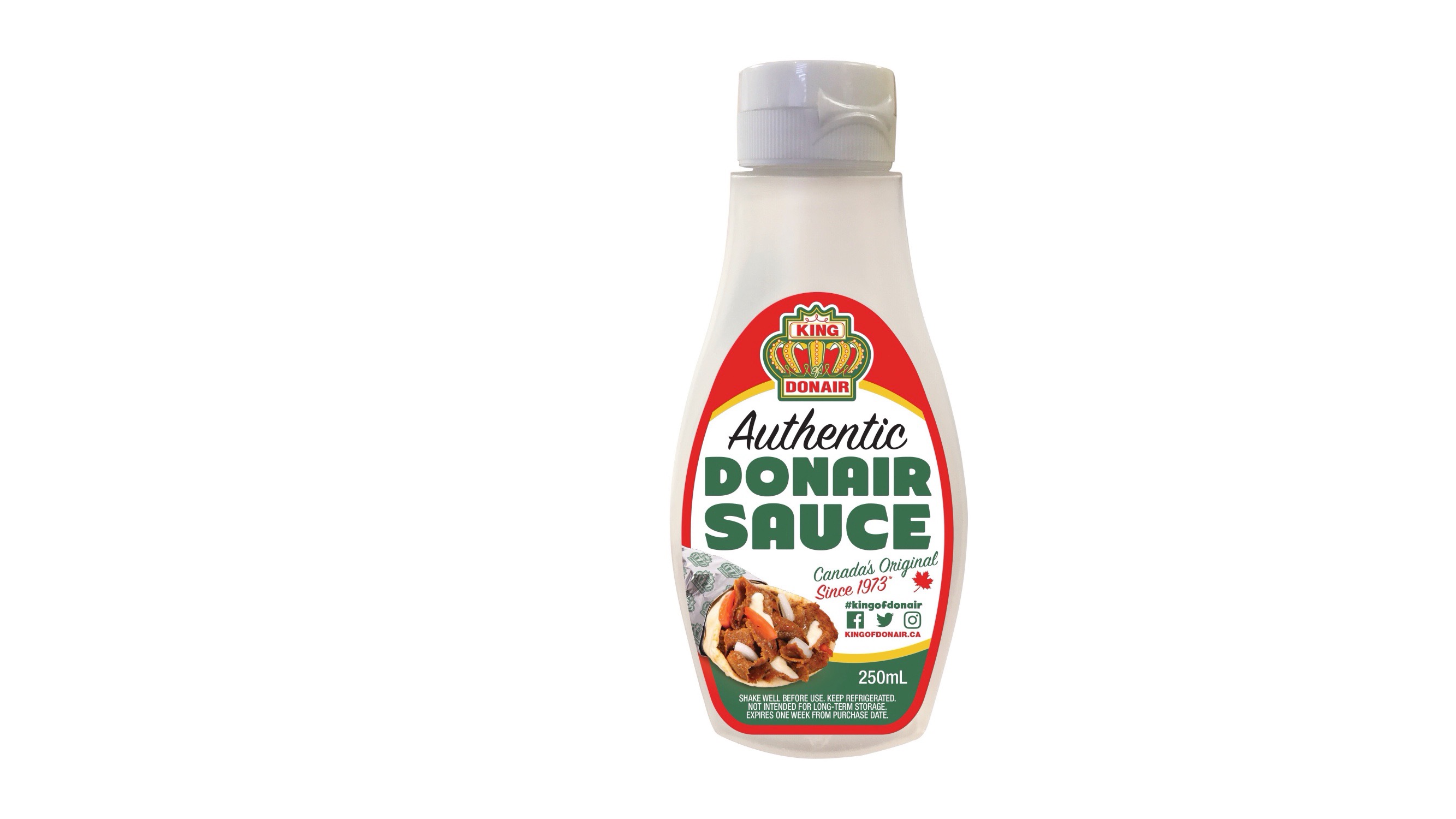 Bottle of Donair Sauce