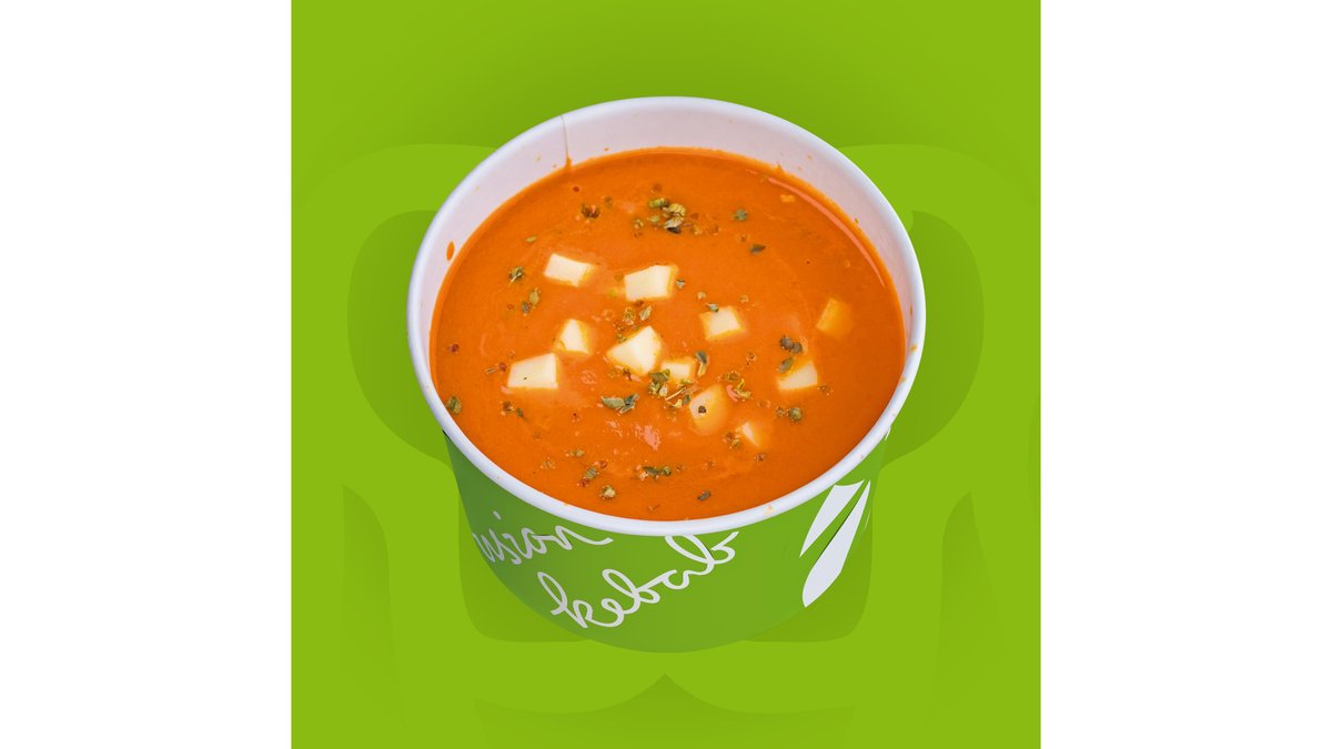 Supă cremă de roșii cu mozzarella