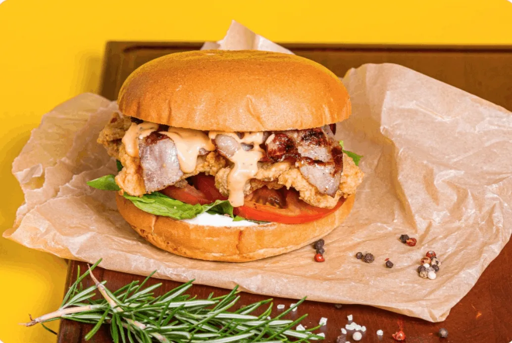 BLT Chicken Burger