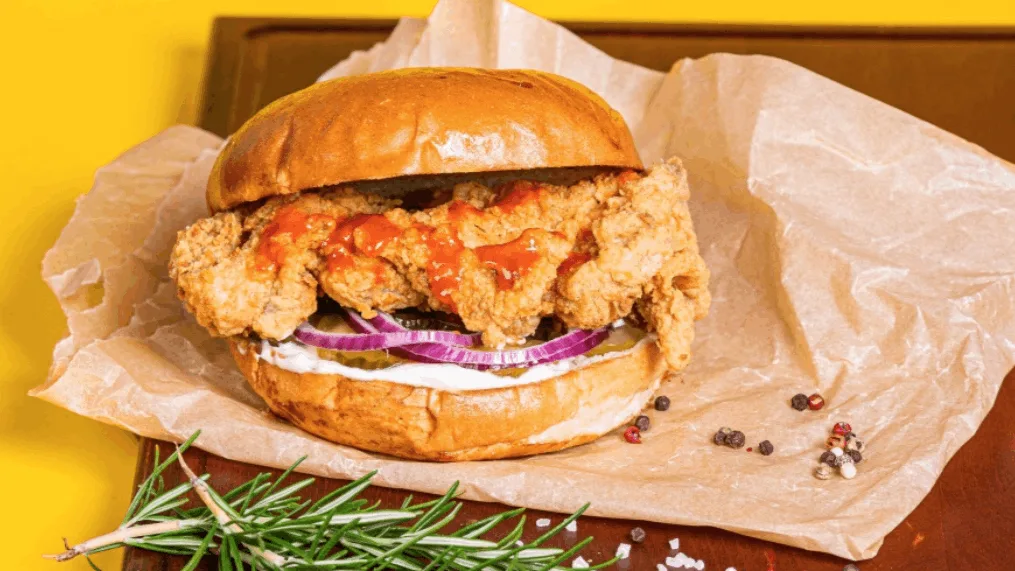 Buff-Mayo Chicken Burger