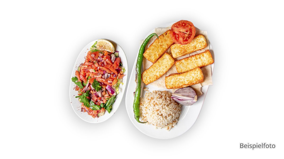 Halloumi-Teller