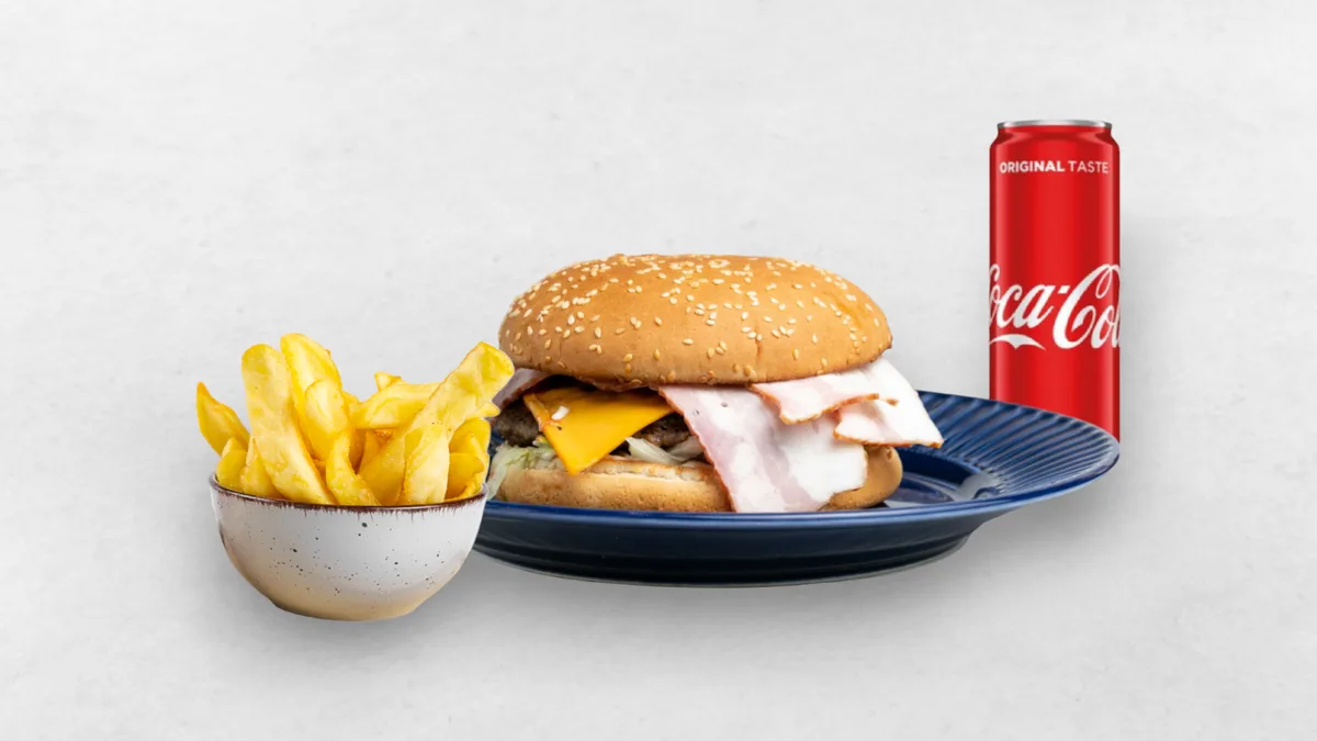 King's Bacon Burger-Menü