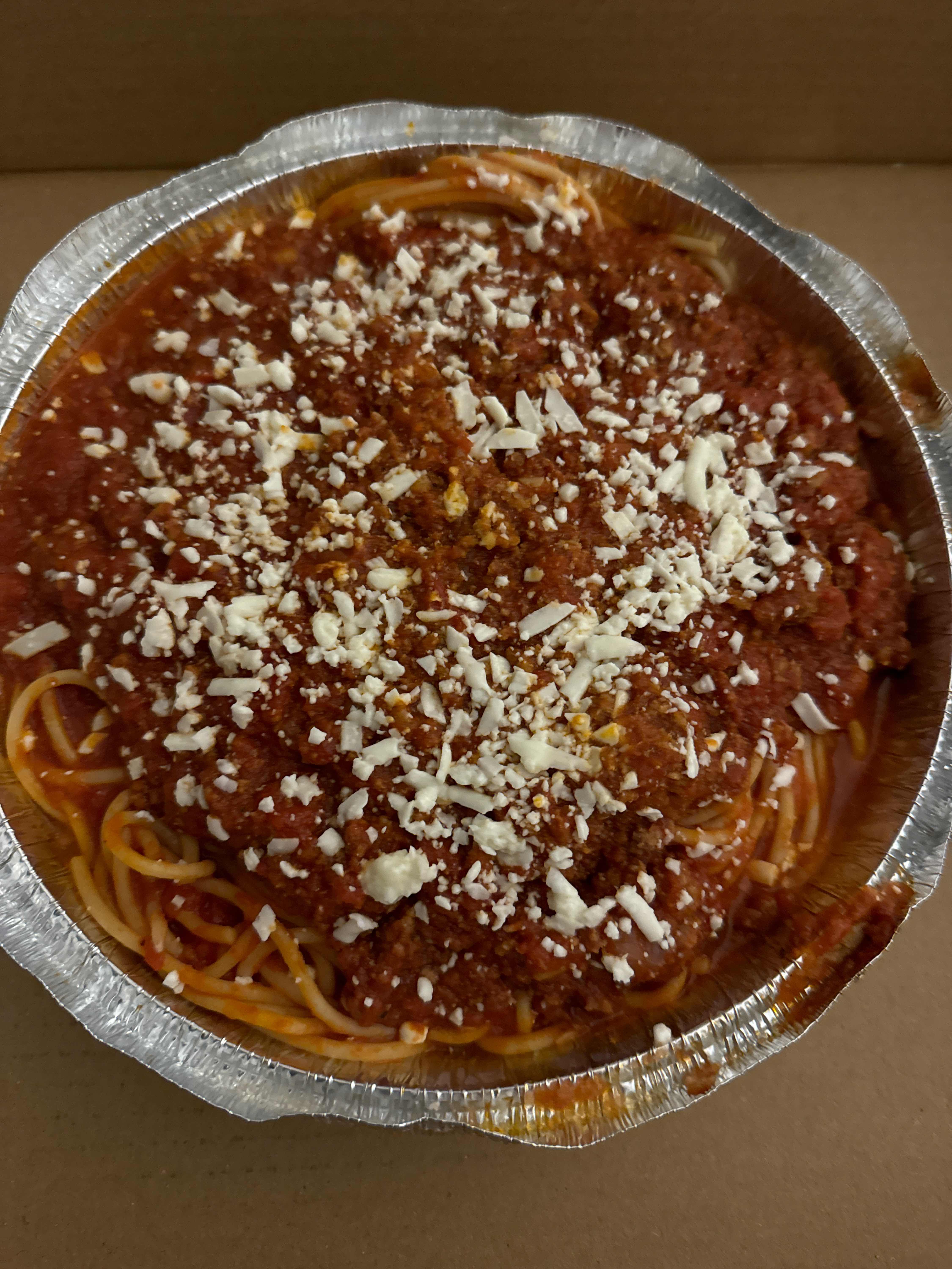 Spaghetti w/ Meat Sce