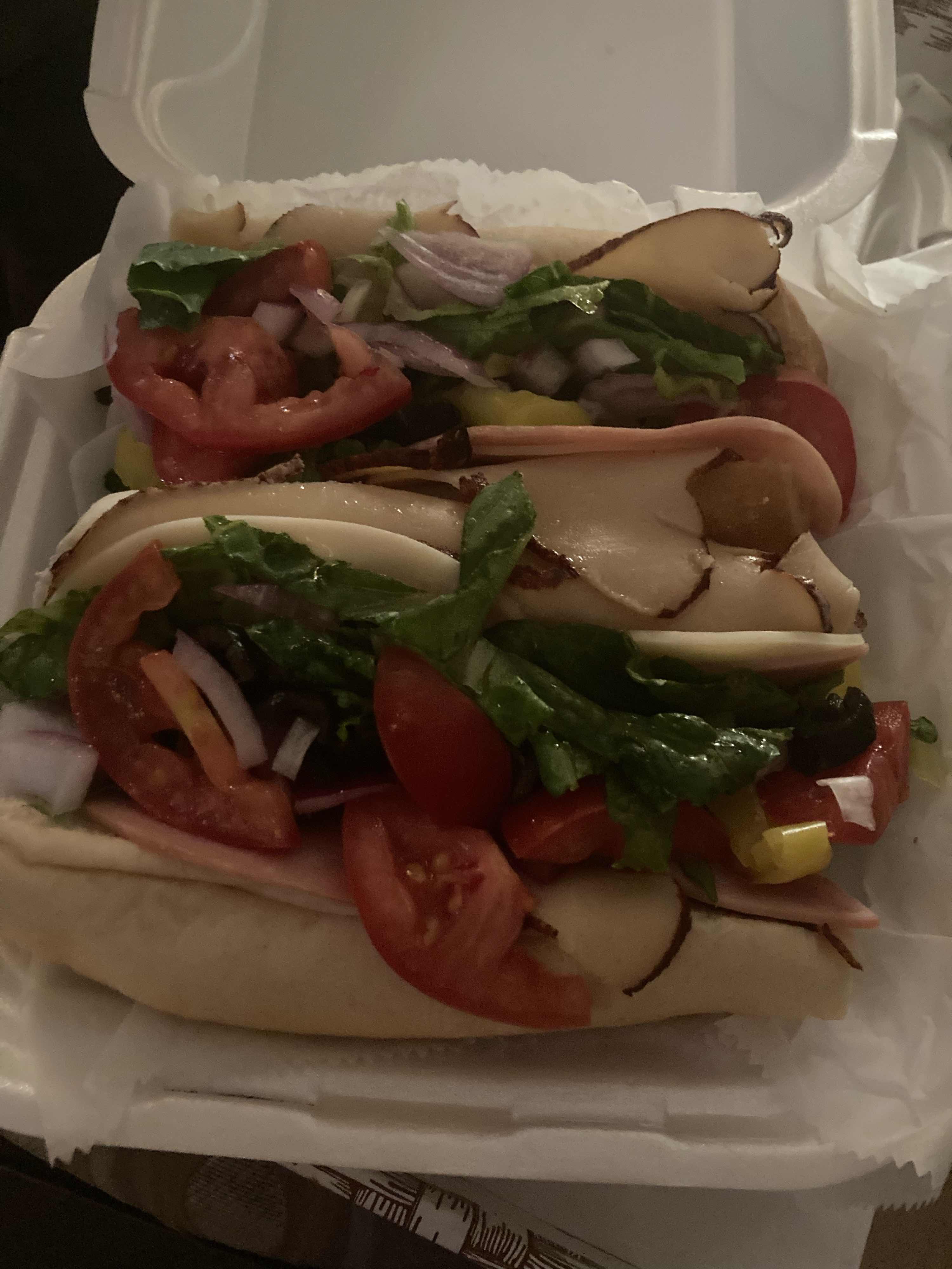 Turkey and Cheese Sub (LG)