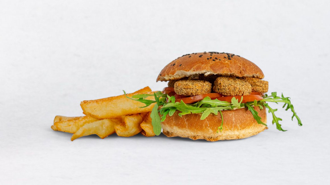 Burger Eat, Pray, Falafel