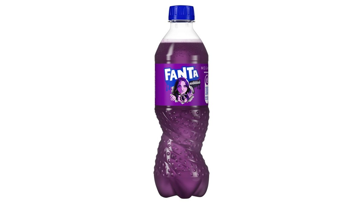 Fanta szőlőízű szénsavas üdítőital cukorral és édesítőszerekkel 500 ml