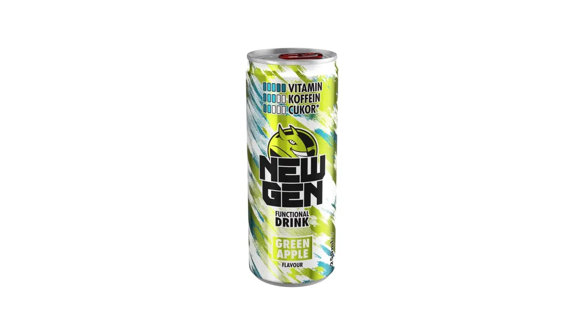 Hell New Gen Green Apple szénsavas ital 250 ml