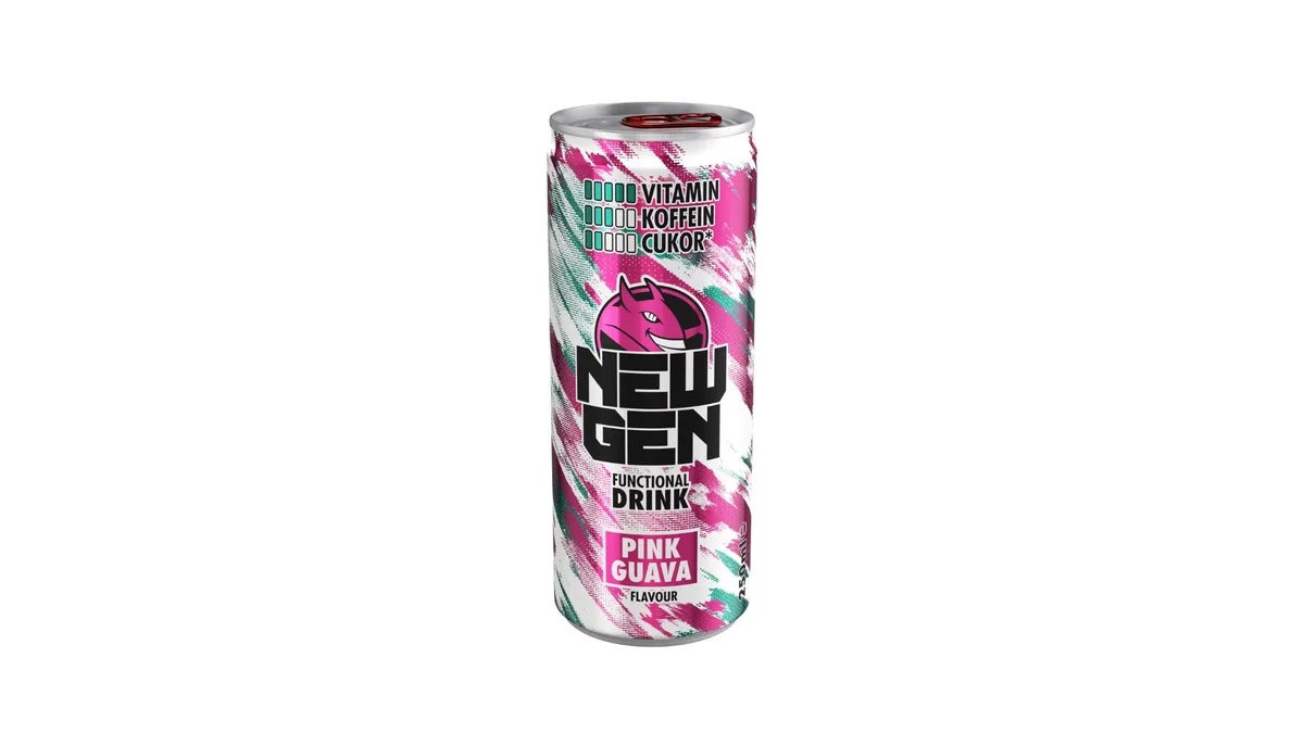 Hell New Gen Pink Guava szénsavas ital 250 ml