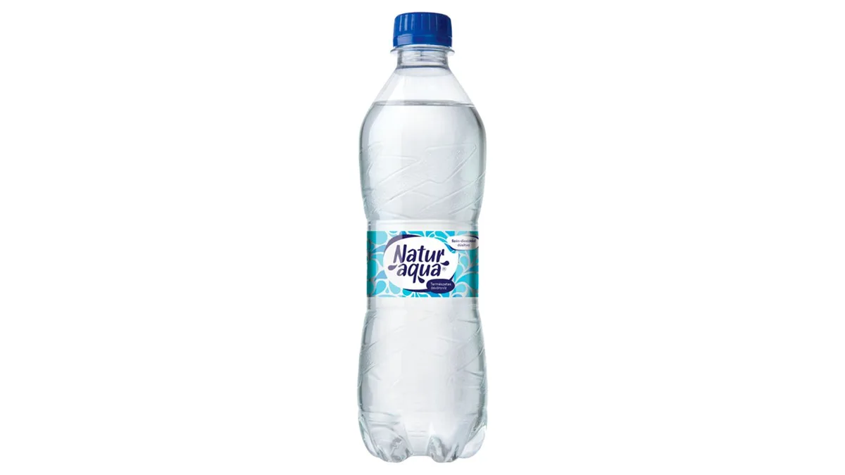 NaturAqua szén-dioxiddal dúsított természetes ásványvíz 500 ml