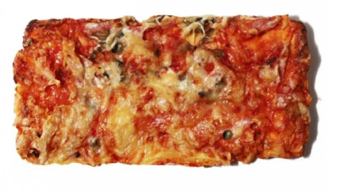 Sonkás-gombás pizzaszelet