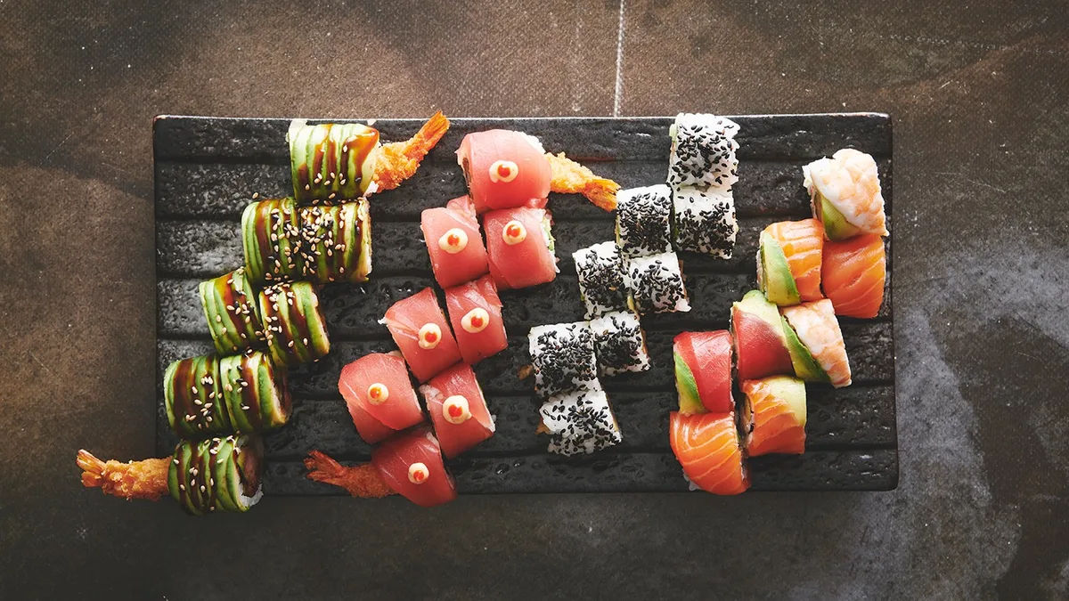 Toppede maki deluxe (32 stk)