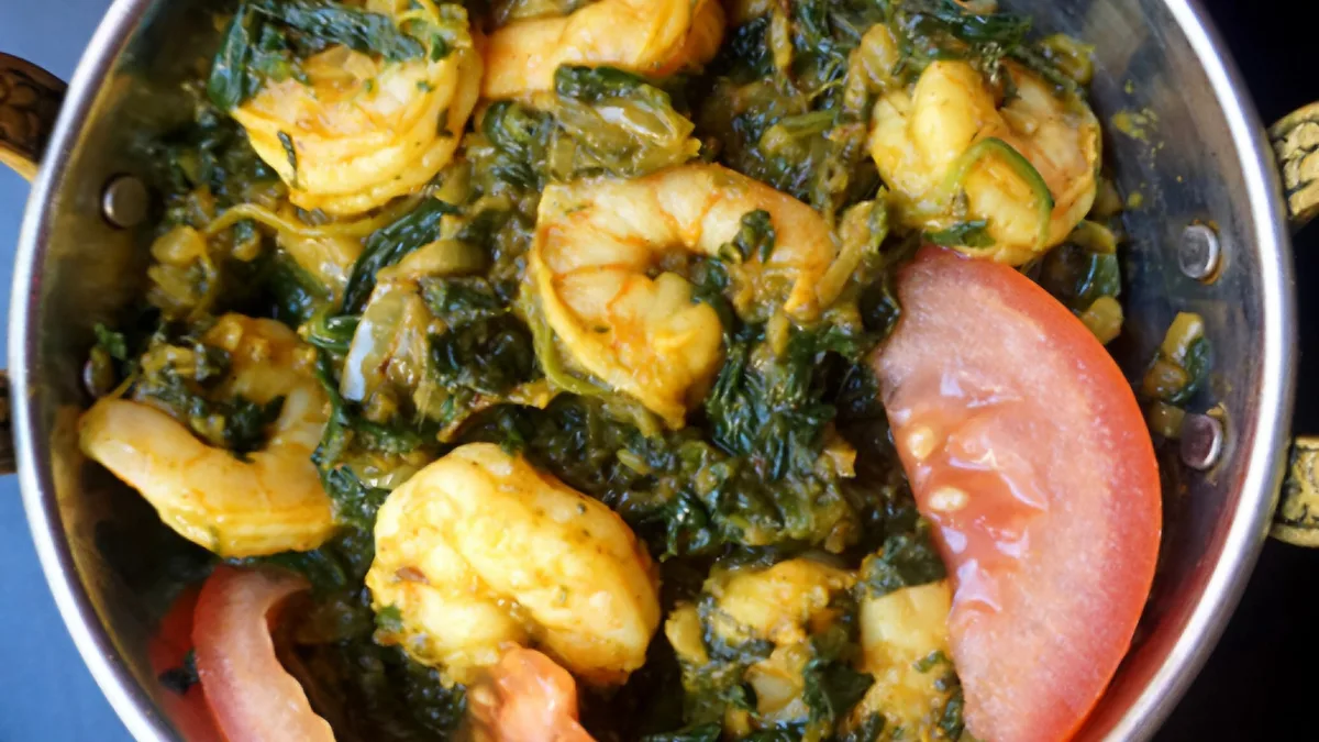 Palak Prawn