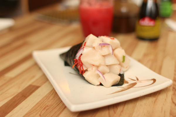 Temaki de Peixe Branco