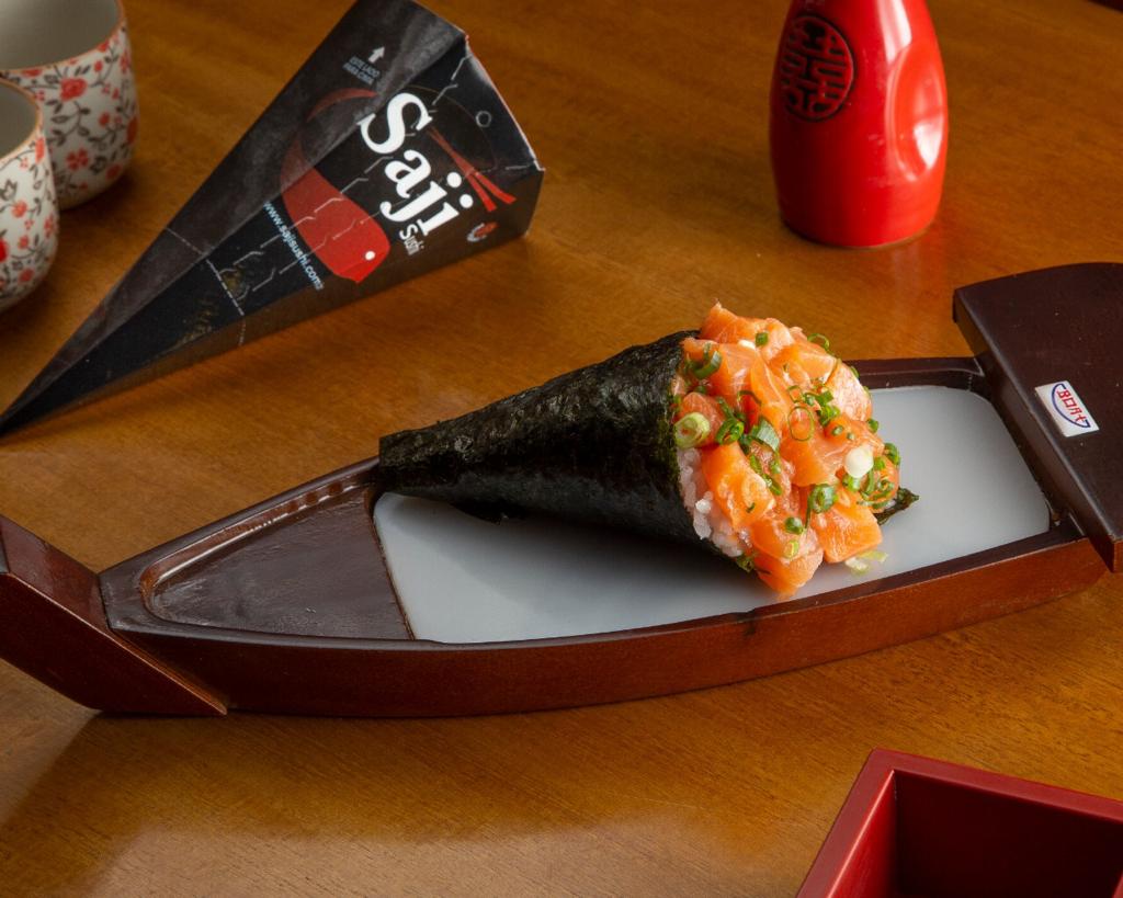 Temaki de Salmão